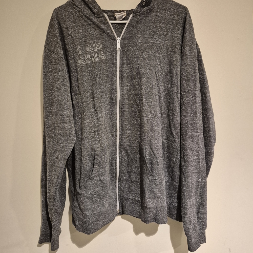 Delta Men's Charcoal Zip-Up Sweater